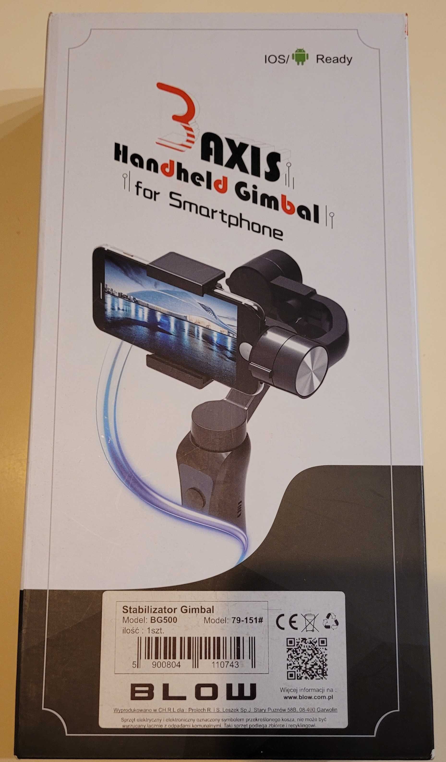 GIMBAL stabilizator obrazu BLOW BG500 jak NOWY