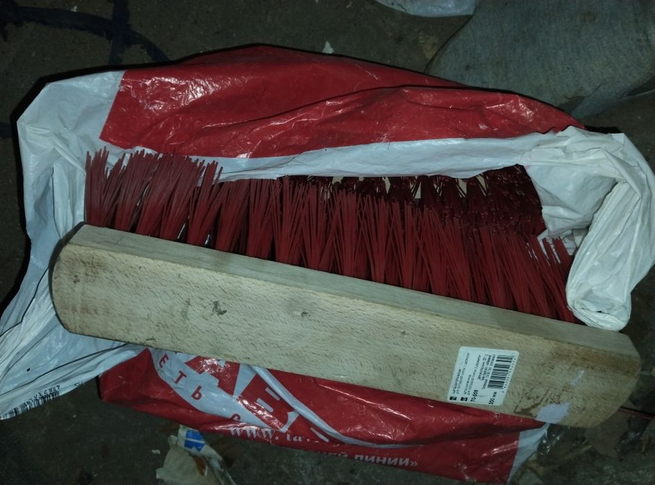 Щётка синтетическая для тротуарной плитки