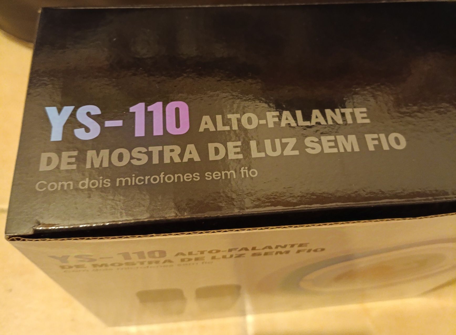 Karaoke Ys 110 alto falante karaoke