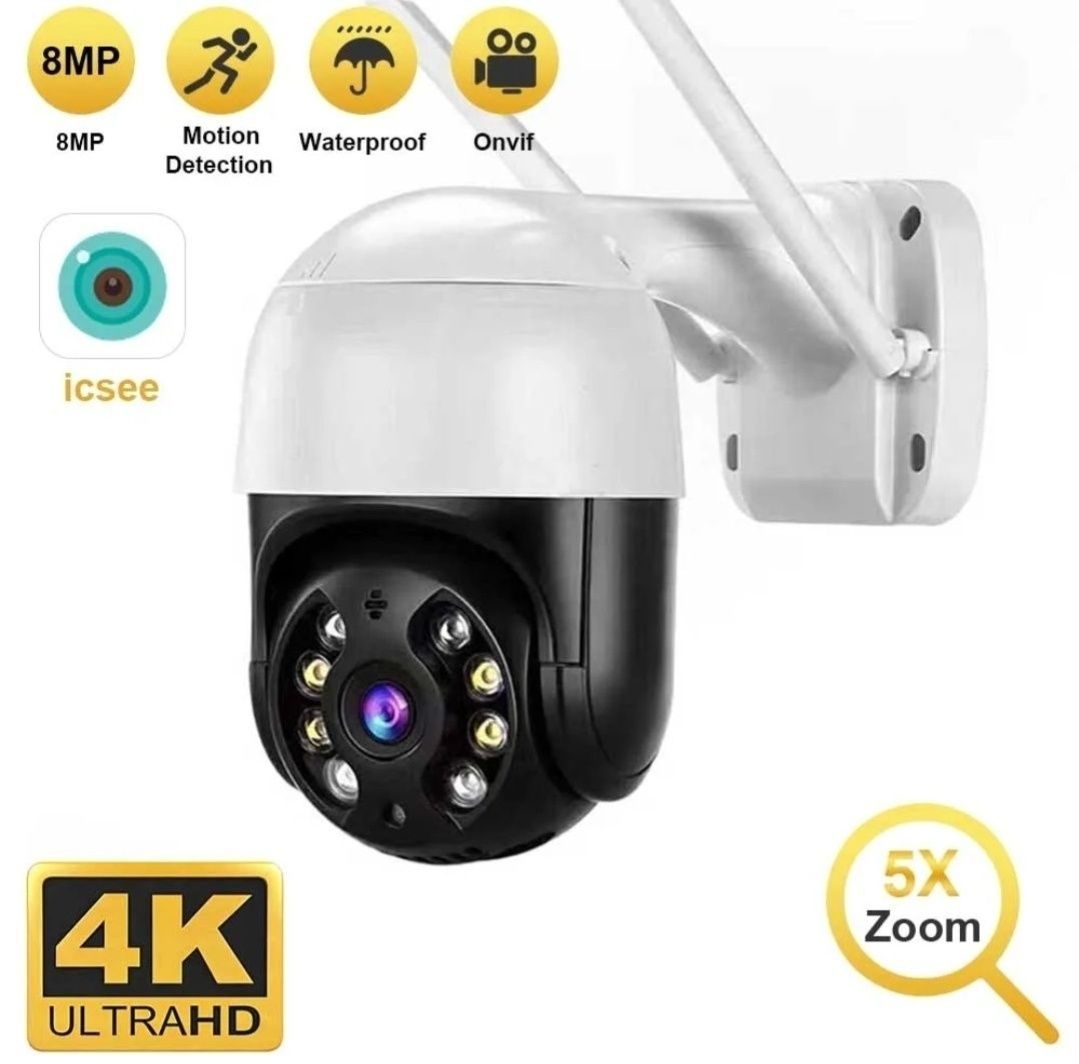 Kamera 4k ICsee obrotowa 360. WIFI