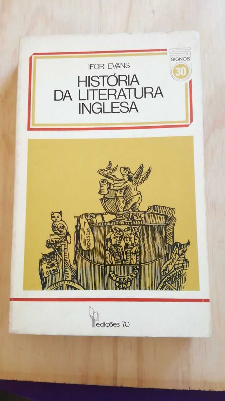 História da Literatura Inglesa de Ifor Evans - Signos 30 - edições 70