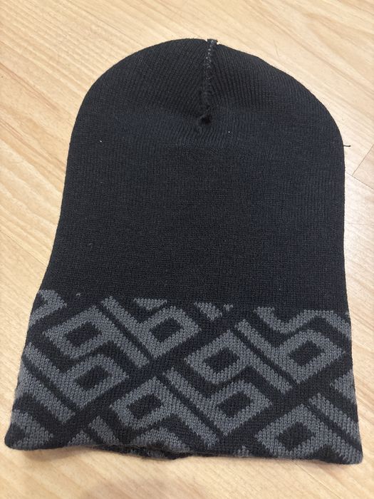 Męska czapka szaro- czarna