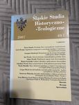 Śląskie studia historyczno - teologiczne