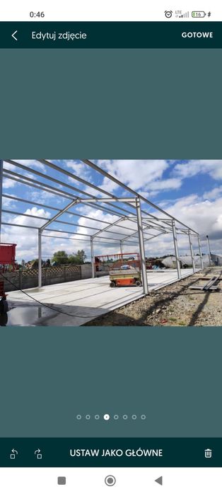 Hala wiata konstrukcje stalowe