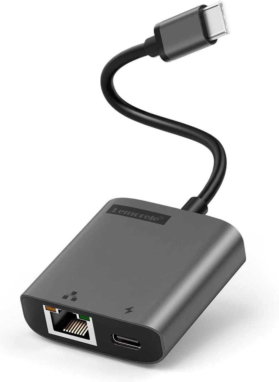 Lemorele TC35L Adapter USB-C - LAN ładowarka 100W