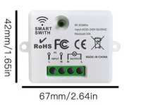 Mini smart switch RF 433 Mhz- Smart home