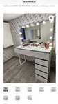 NOWA Toaletka do makijażu JH Makeup Mirrors