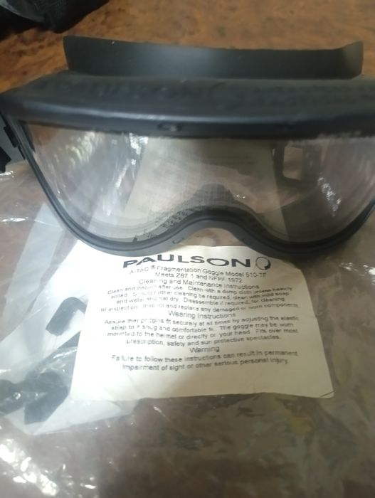 Тактичні протиосколкові окуляри USA Paulson 510 tf