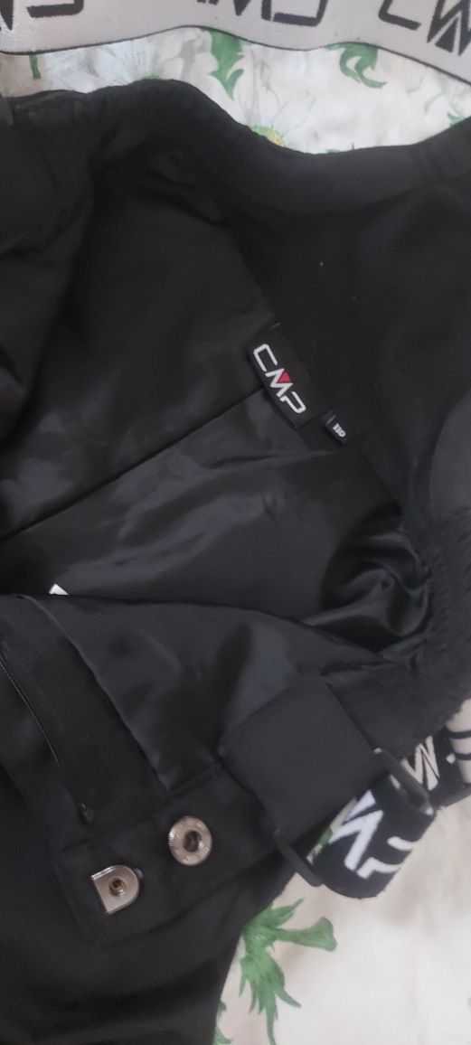 Spodnie na szelki cmp 110 czarne uniwersalne
