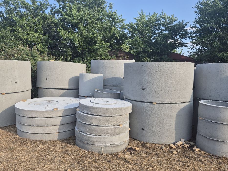 Бетонные Кольца септик,колодец,яма под ключ,.