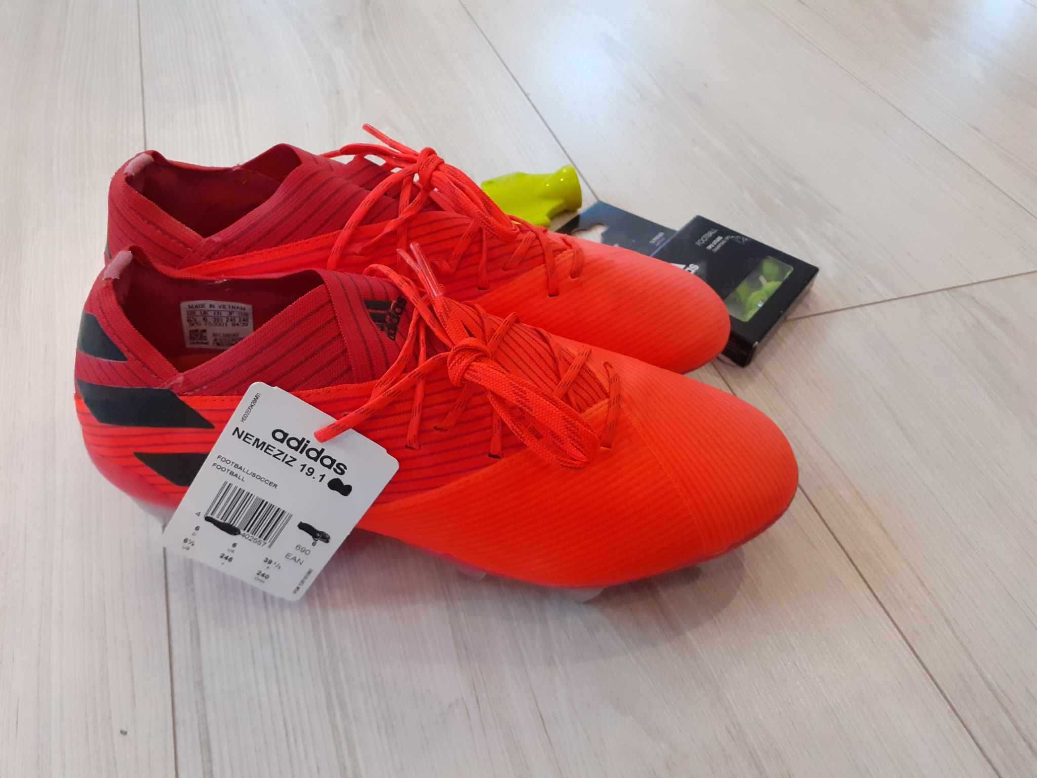 Profesjonalne buty piłkarskie, korki Adidas Nemeziz 19.1 SG r. 39 1/3