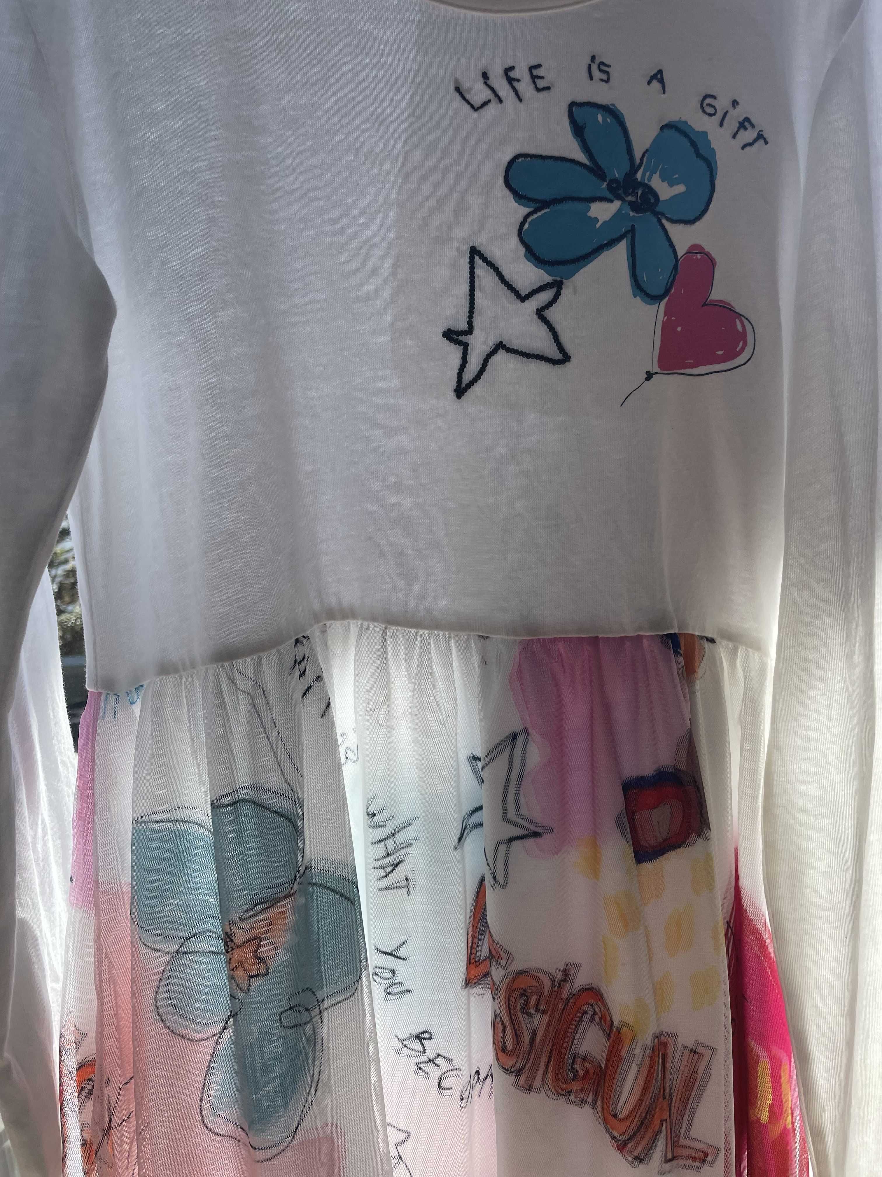 Łączona sukienka dla dziewczynki Desigual 158 - 164 cm