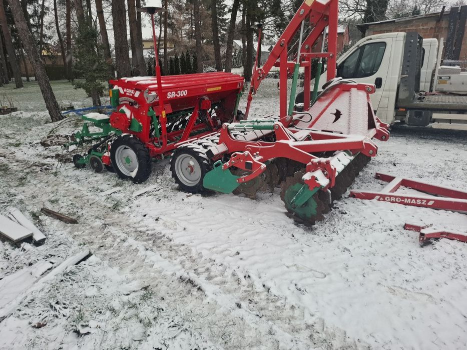 Zestaw uprawowo siewny dwutalerzowy 3m