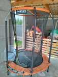 Trampolina Neo Sport , pomarańczowa 152 cm