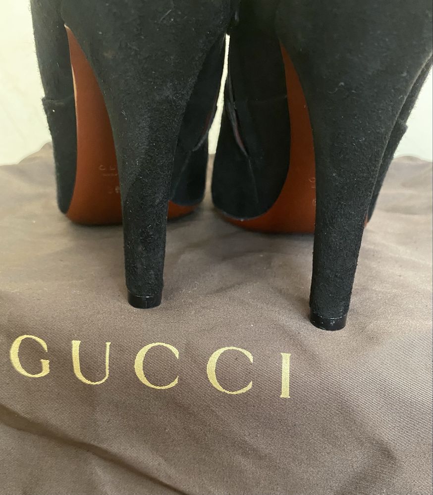 Ботильйони Gucci оригінал (36р) замш