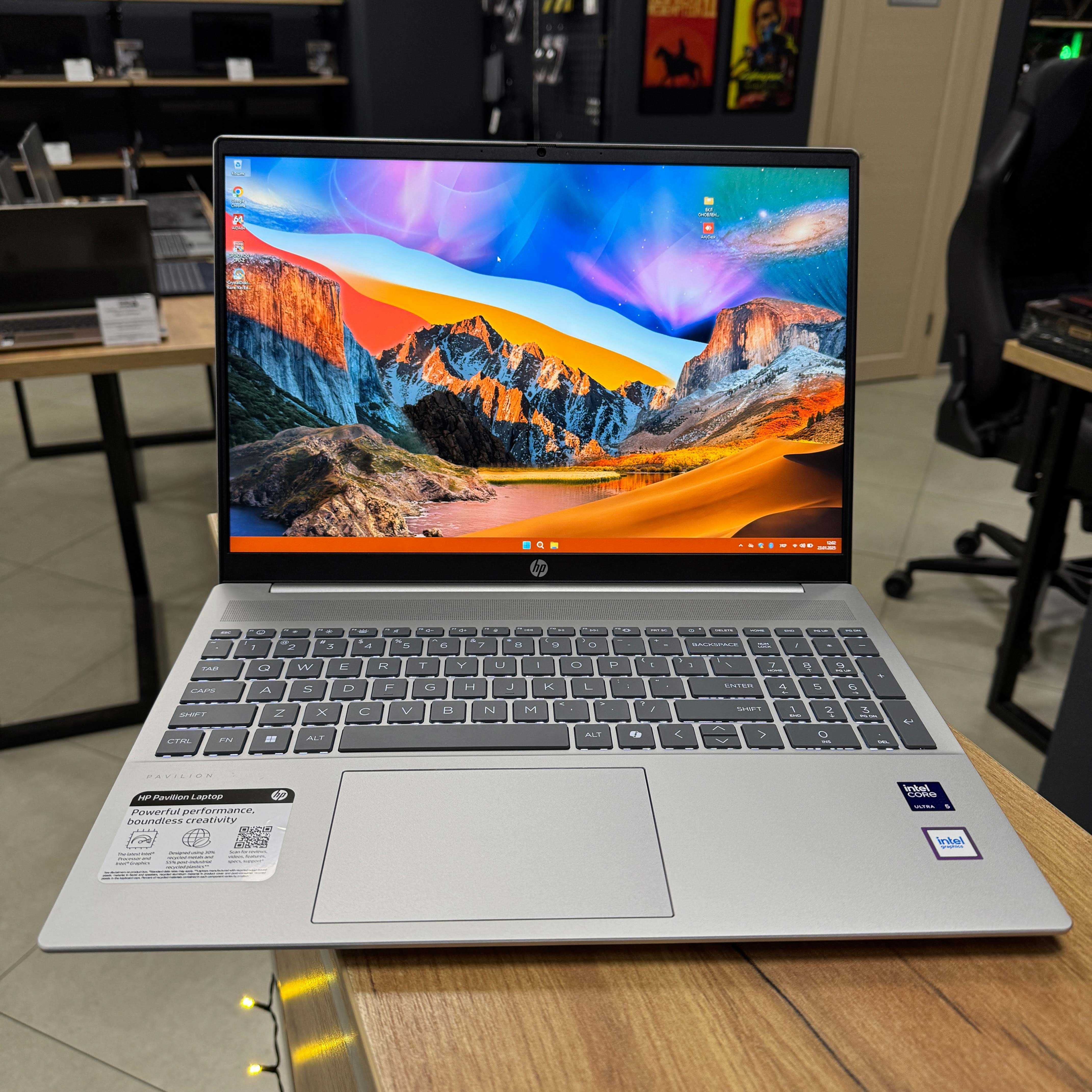 2024 РОКУ! Ноутбук HP Pavilion 16 - Ultra 5 125U 12 ядер/DDR5/512 NVME