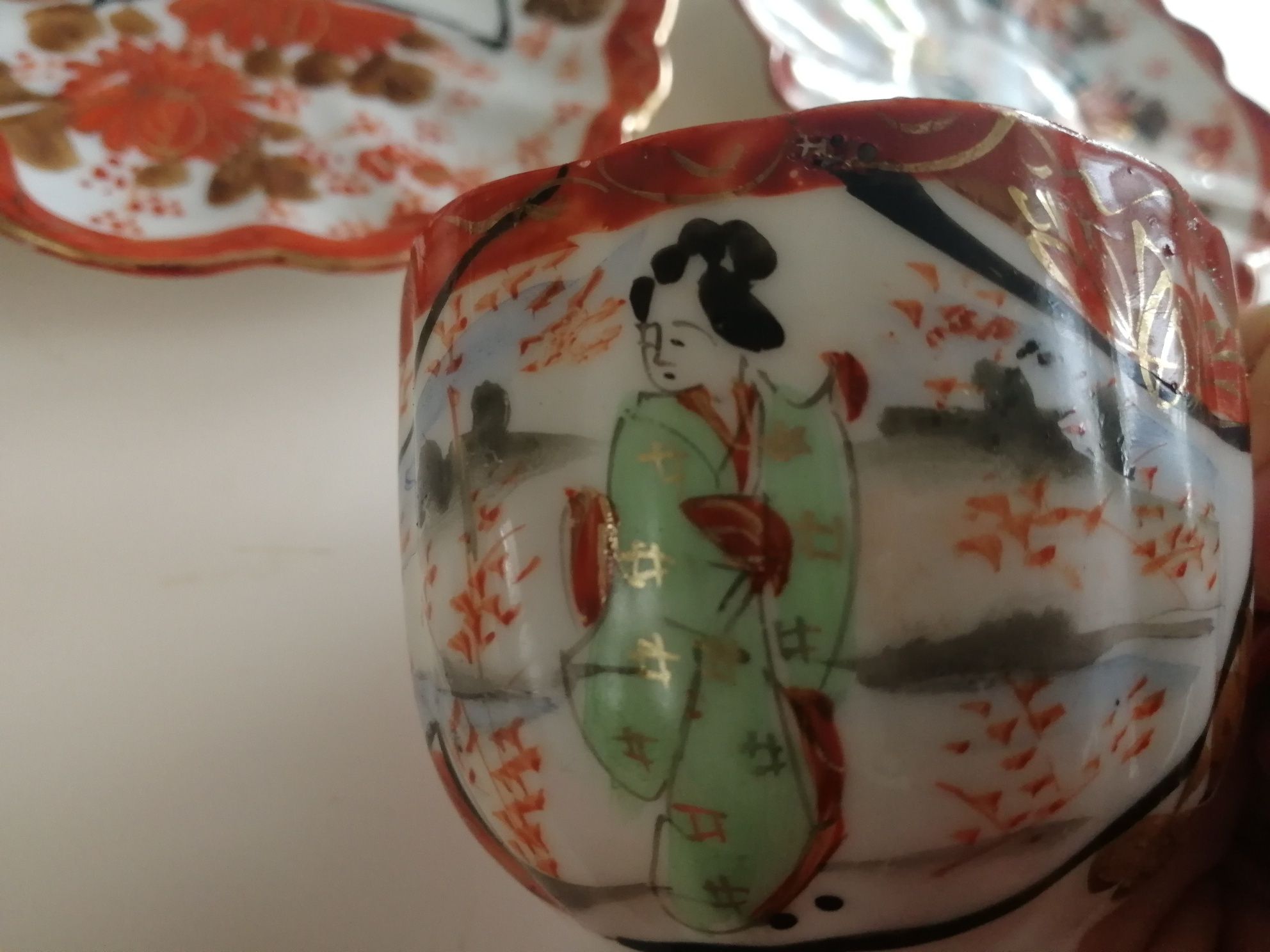 Komplet prawdziwej, chińskiej porcelany