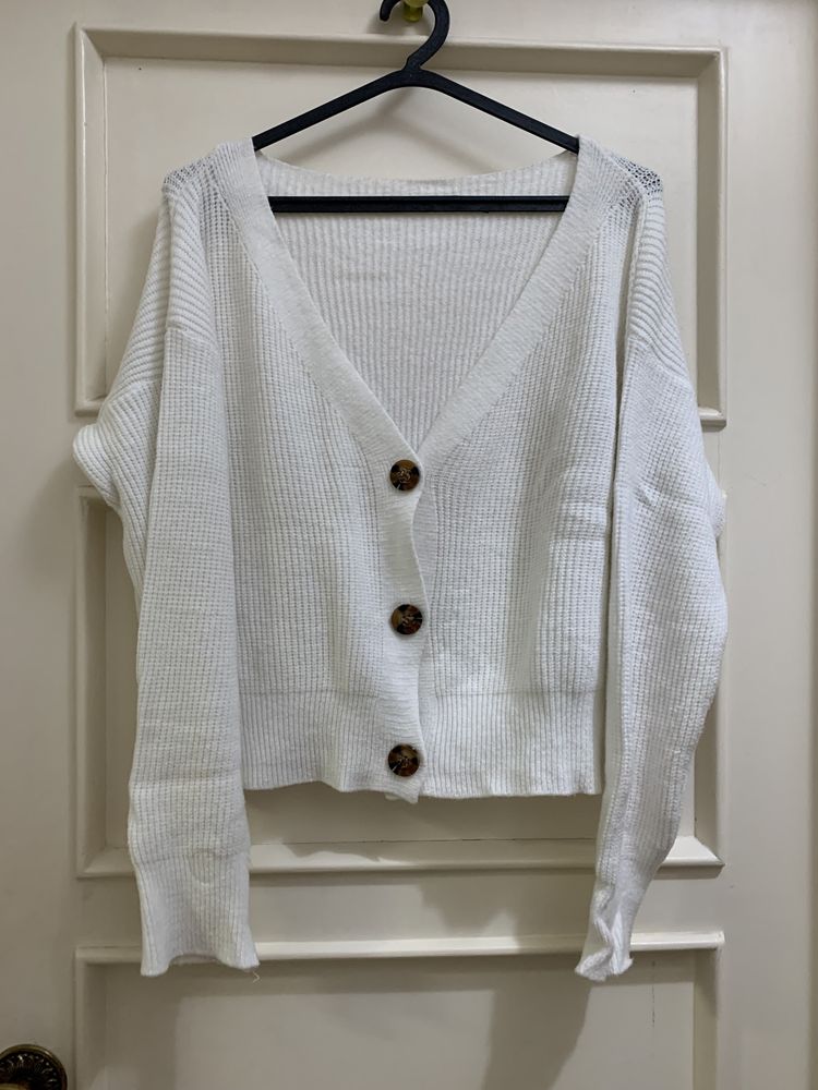 Cardigan branco NOVO