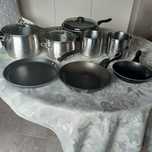 Tachos, panelas, certãs em inox