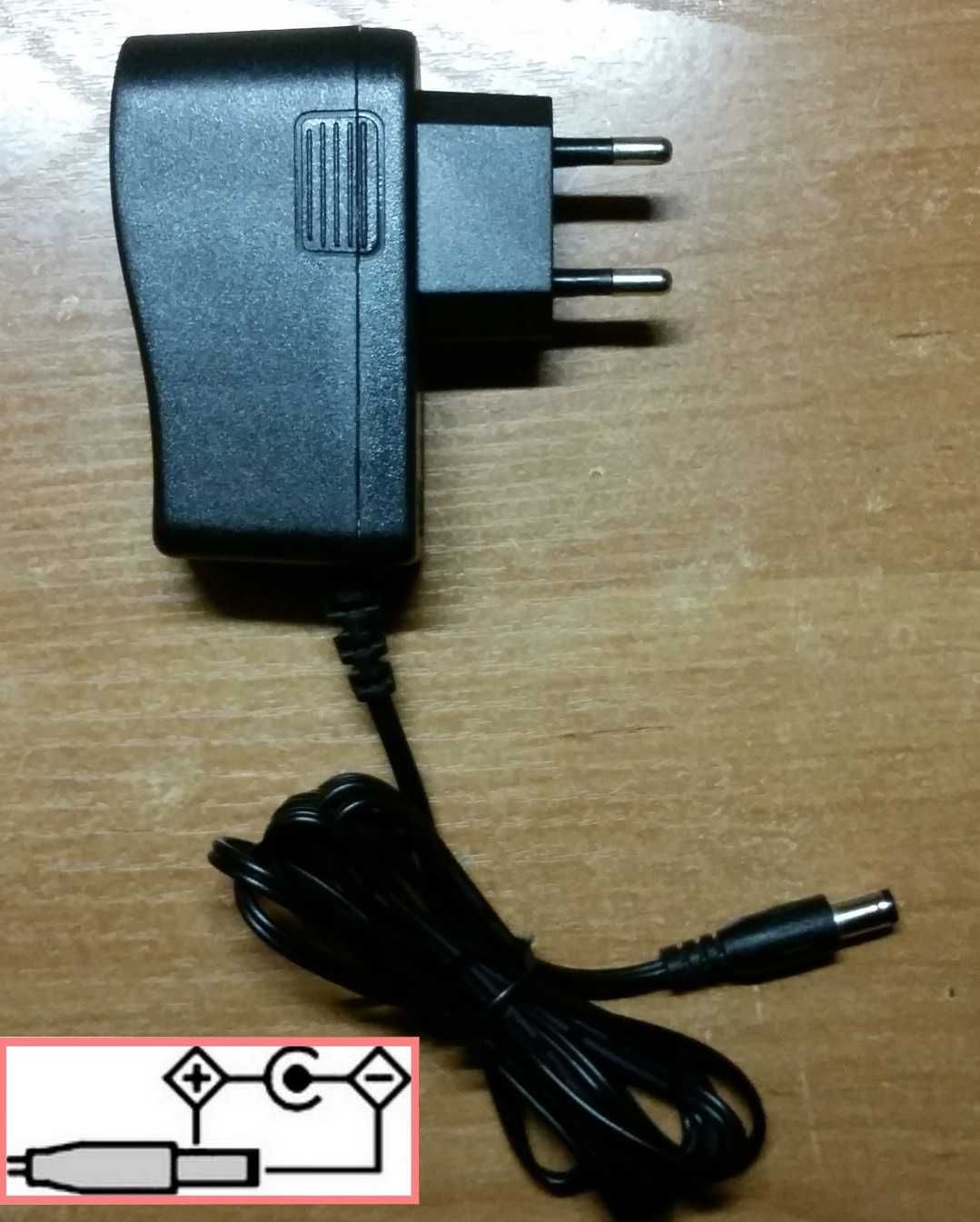 адаптер 9V, блок питания 9В для приставки Dendy/ Денди, Nintendo, Sega