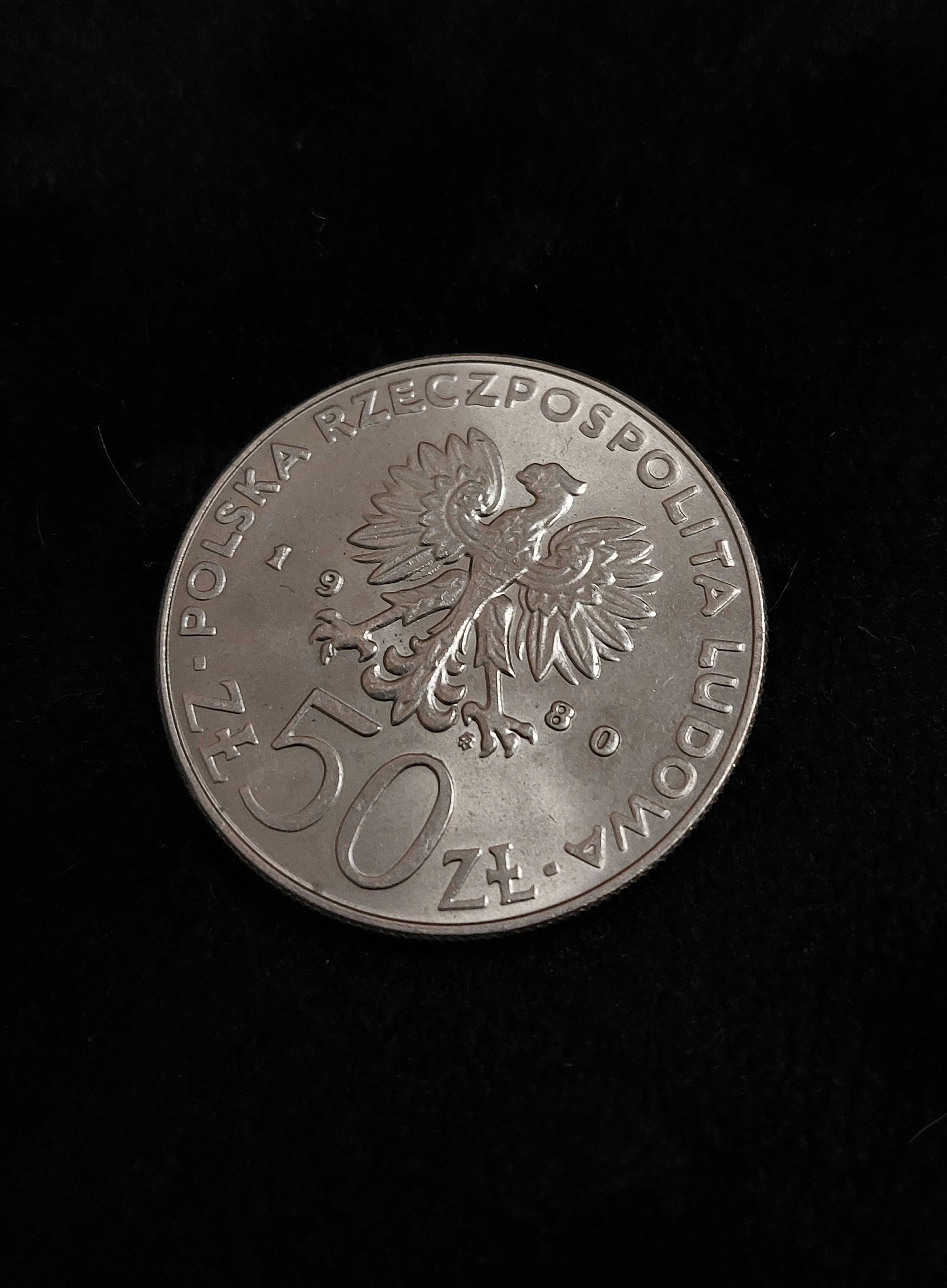 Moneta 50 zł Bolesław I Chrobry 1980r. PRL