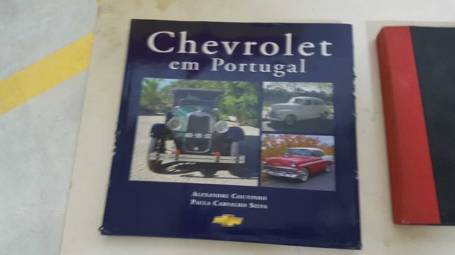 Livro  de aitomoveis Chevrolet em Portugal