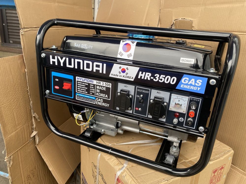 Генератор HYUNDAI 3.5 кВт JIO медь, Корея бесплаьная доставка