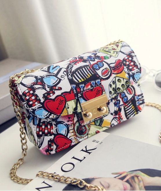 Mala clutch - Graffity - Novo.