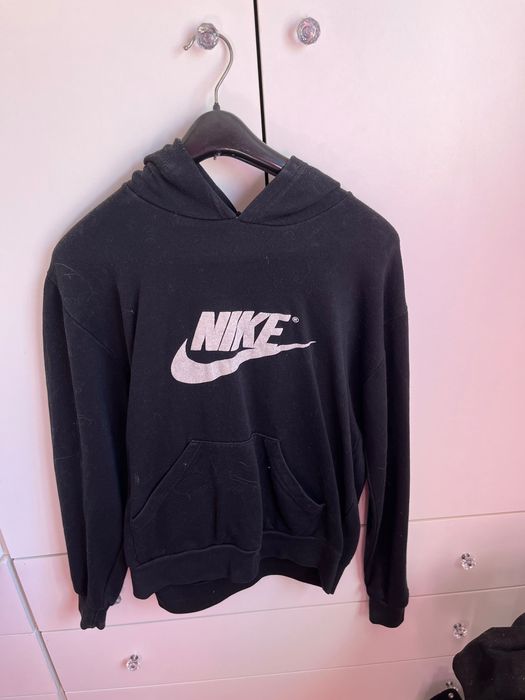 Camisola da Nike preta de menino e menina