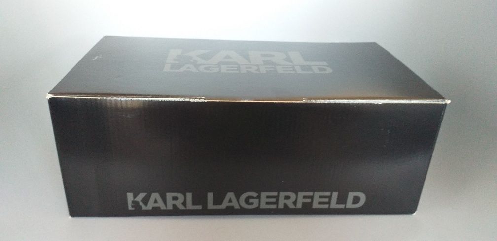 Kondo maxi platform slide klapki Karl Lagerfeld czarne platforma 37 K4