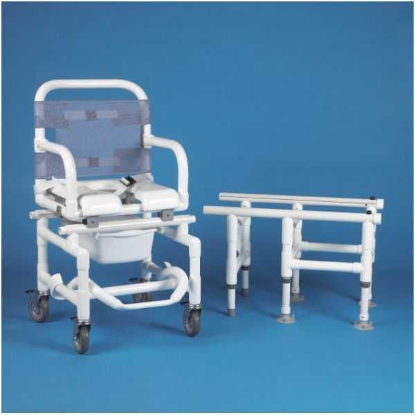 Система перемещения инвалида в ванну или туалет.