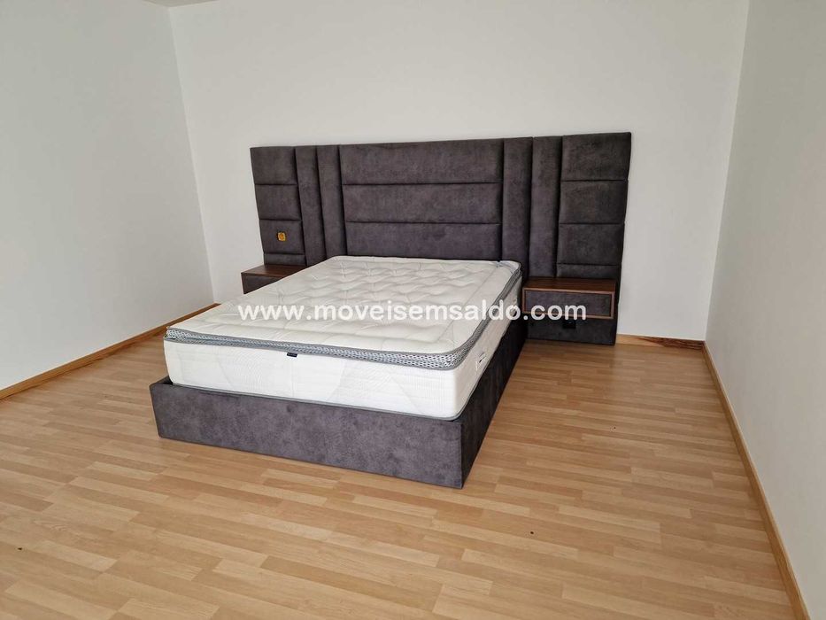 Cama de Casal Estofada - Fabricamos todas as medidas e cores