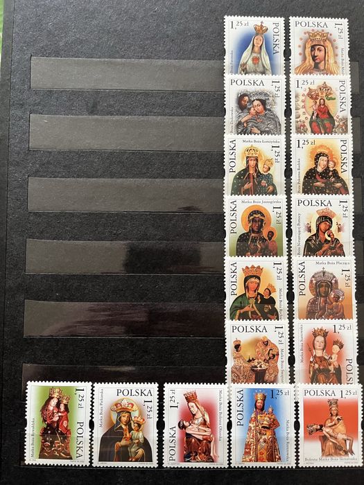 Matka Boska - seria znaczków