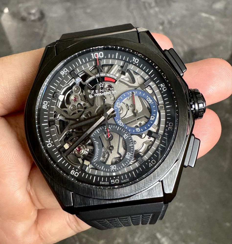 ZENITH Defy El Primero 21 Chronograph , omega rolex breitling