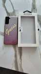 Etui Samsung Galaxy S21+ Plus Case Guess różowe brokat
