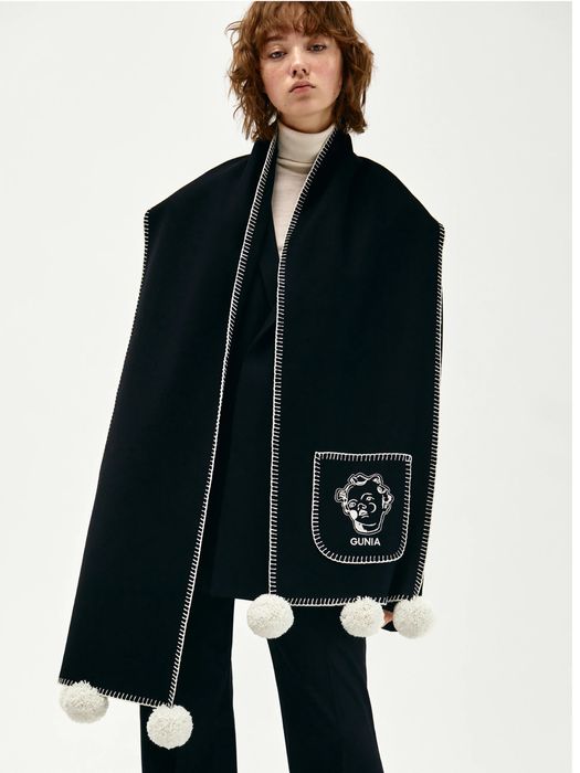 Вовняний шарф Gunia ручної роботи