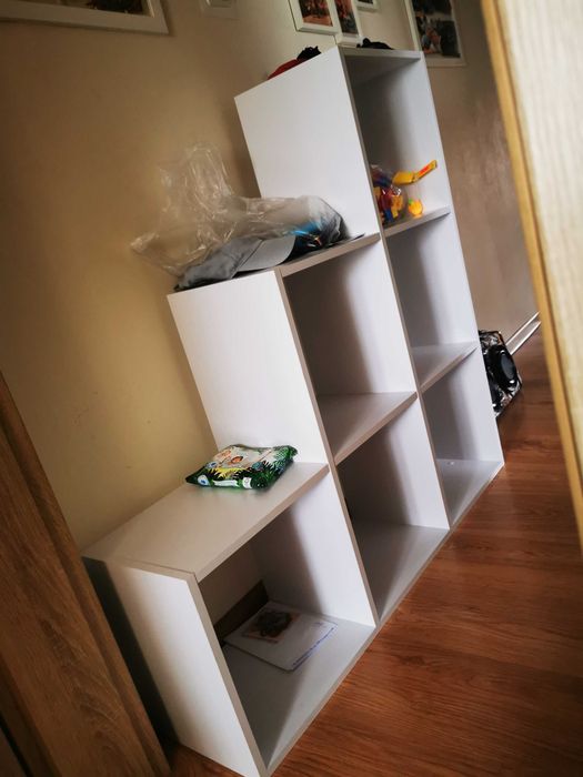 Regał Komorowy Schodkowy 6 okienek wym.115x115x30