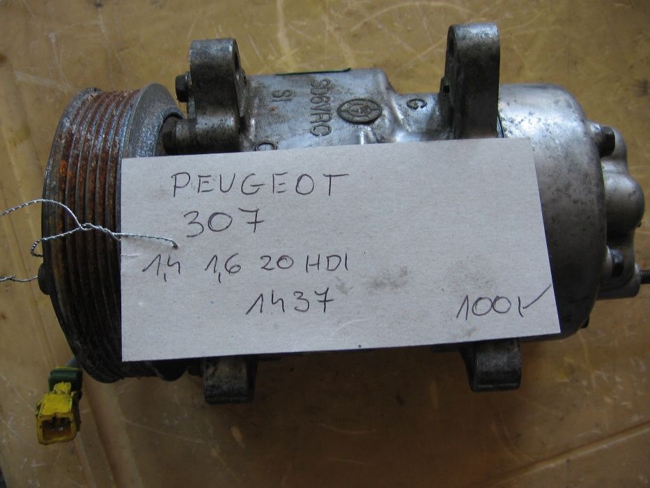 Kompresor Sprężarka Klimatyzacji Peugeot 307 1,4 1,6 2,0 HDI 1437