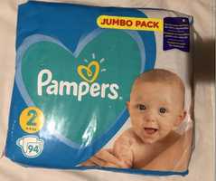 Памперсы pampers 2 active baby 2 (4-8 кг) 94 шт