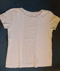 Elegancka biała bluzeczka Smyk roz 134