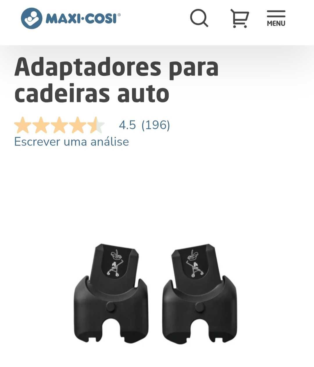 Maxi cosi adaptadores para cadeiras auto