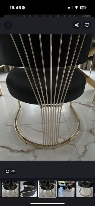 Fotele krzesla Marcille glamour 6 szt