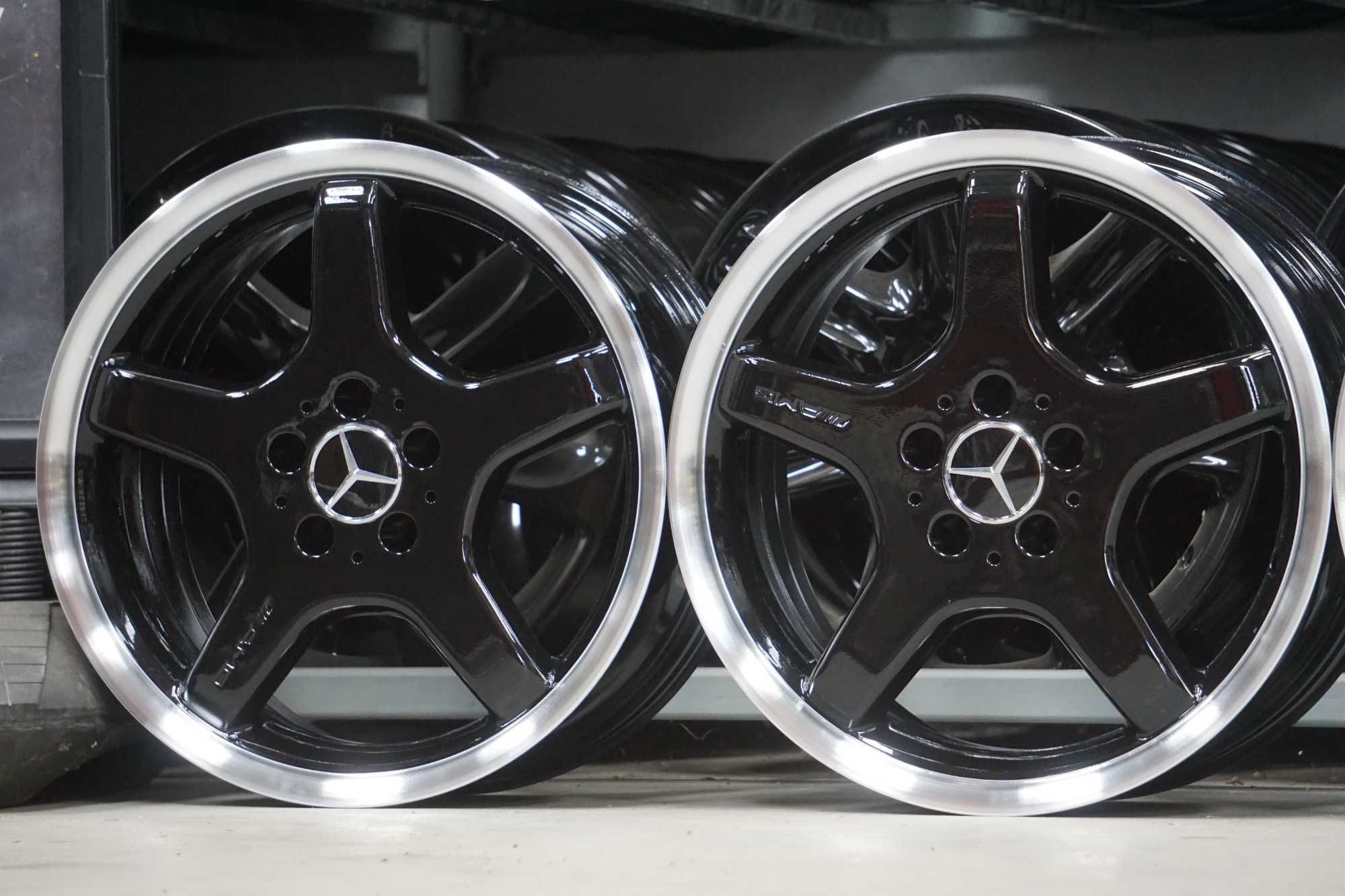 Alufelgi oryginał Mercedes AMG W211 8Jx18 et30 cb66,6 czarne, rant