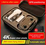 Drone com GPS, 2 bateria,2 camaras HD 4k