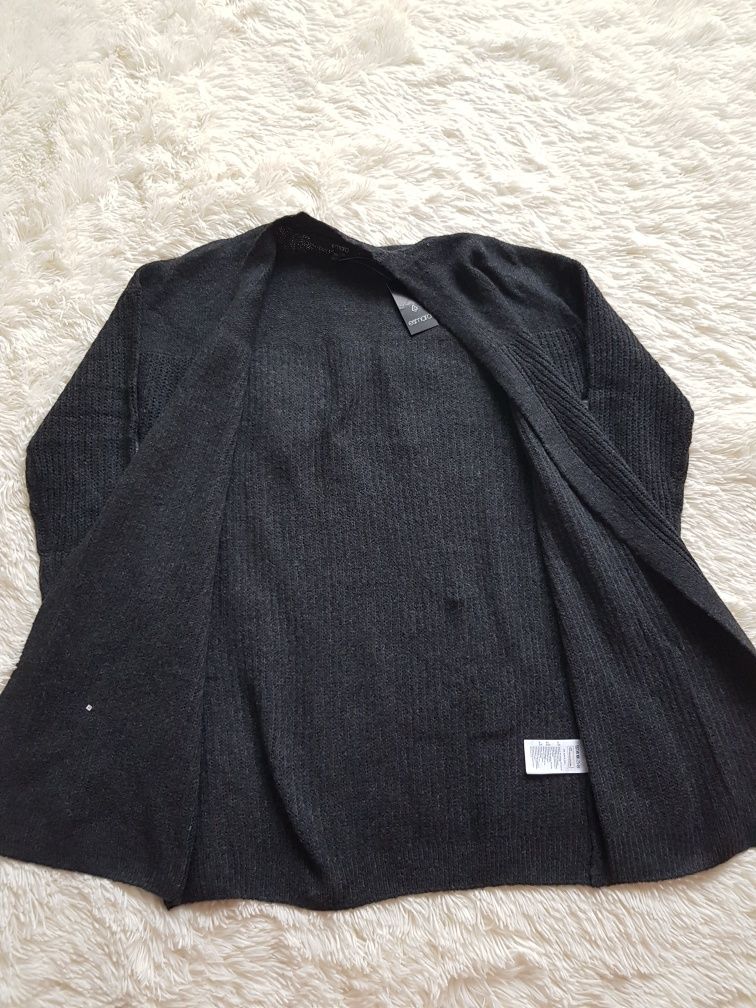 Кардиган светр подовжений темно-сірий