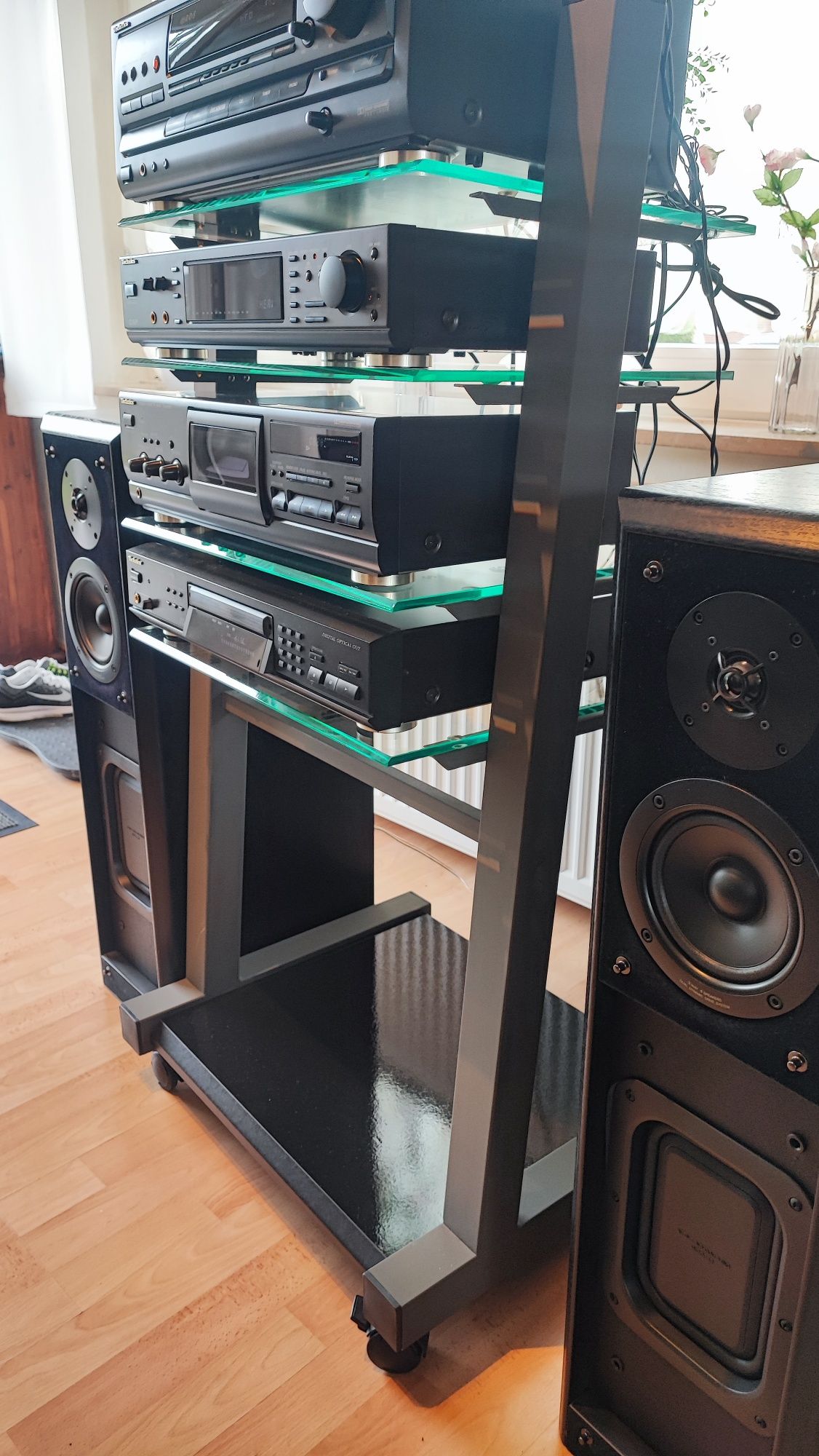 Wieża Technics plus kolumny SB-M500