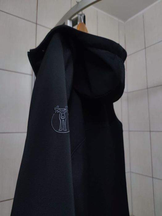 bluza polarowa XL polar outdoor szara siwa ciemna czarna Elkline polar