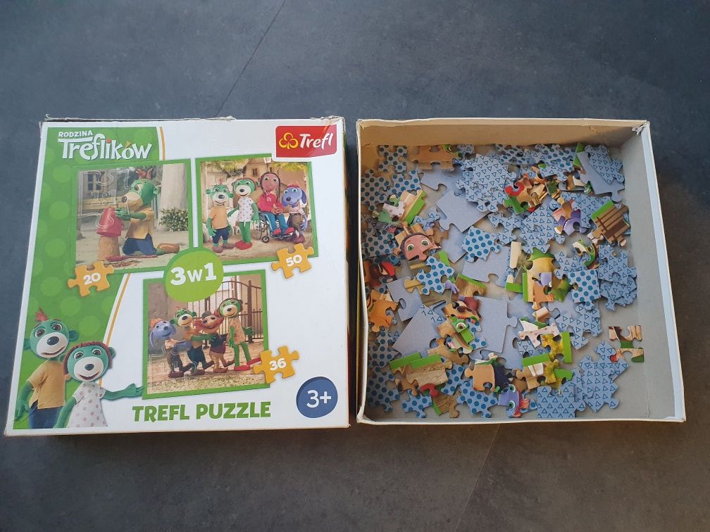 Trelf - puzzle - Rodzina treflików 3+