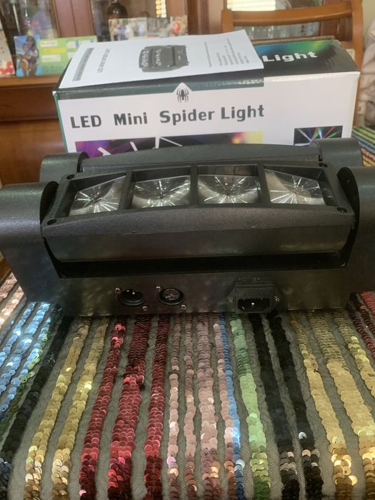 Moving led spider novos