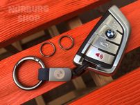 Брелок на ключ БМВ BMW минималистичный с карабином